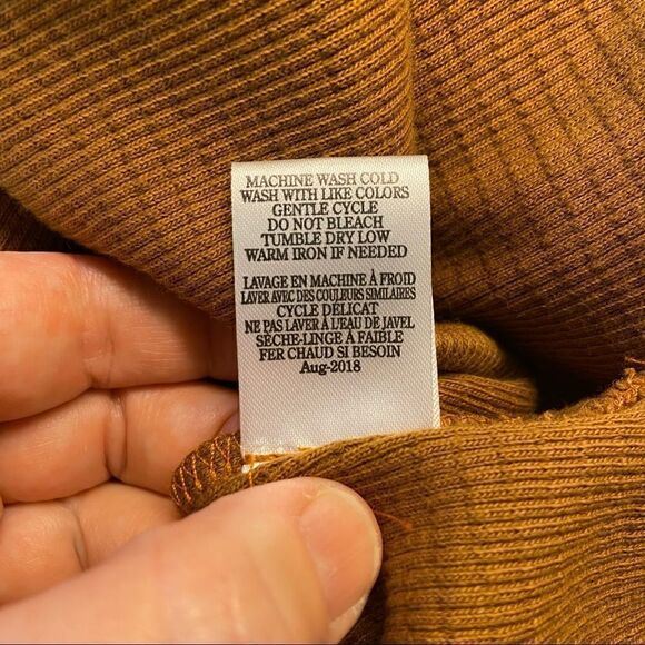 White Crow Oversized Snap Button Waffle Thermal Top S - Picture 8 of 9